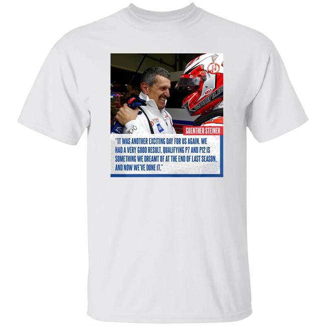 Haas F1 Team Guenther Steiner Shirt Haasf1 Bahraingp Guenther Steiner Shirt