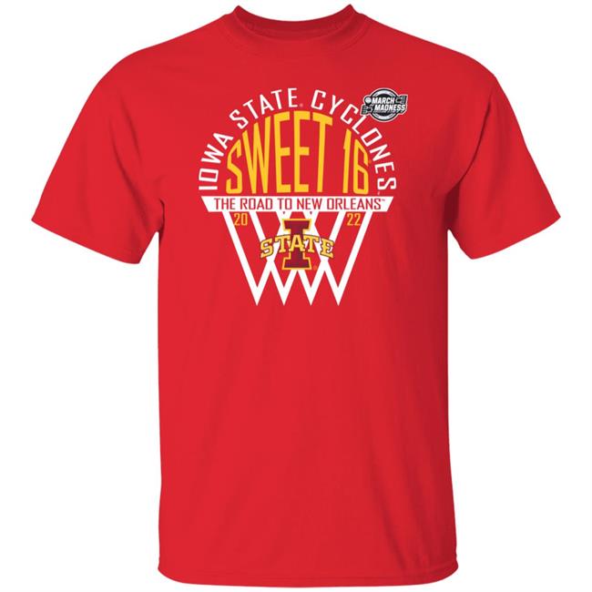 Iowa State Cyclones Sweet 16 Shirt Cyslockerroom Store