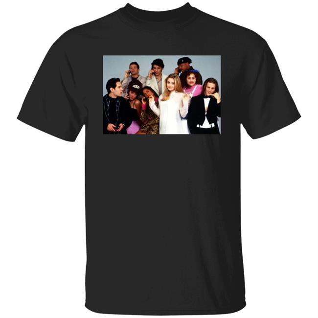 Rare Clueless Cast Shirt Clueless Cher And The Cast Group Shot Graphic Shirt Krishnanand Kelkar