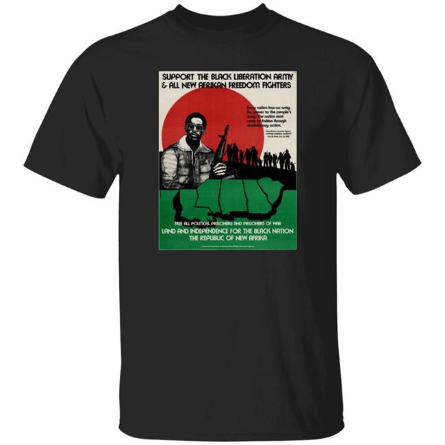 Isa Support The Black Liberation Army And All New Afrikan Freedom Fighters Shirt Endsanctions