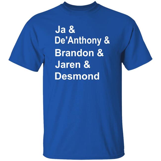 Ja De'anthony Brandon Jaren Desmond Shirt Fastbreak Breakfast