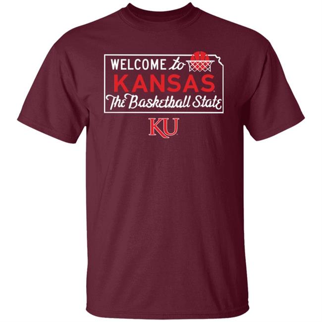 Basketball State Tee Welcome To Kansas The Baseball State Shirt Charlie Hustle Store Basketball State Tee Welcome To Kansas The Baseball State Shirt Charlie Hustle Store