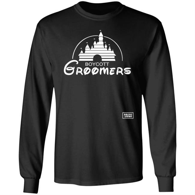 Jack Posobiec Boycott Groomers Parody Shirt Bring Ammo Merch Jack Posobiec Boycott Groomers Parody Shirt Bring Ammo Merch