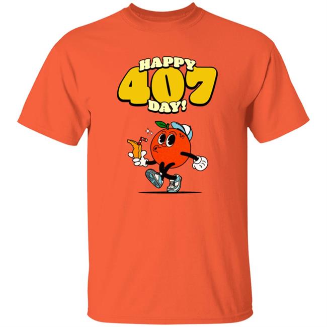 Happy 407 Day Orlando Shirt Orlando Magic The 407 Day Orlando Pl Shirt