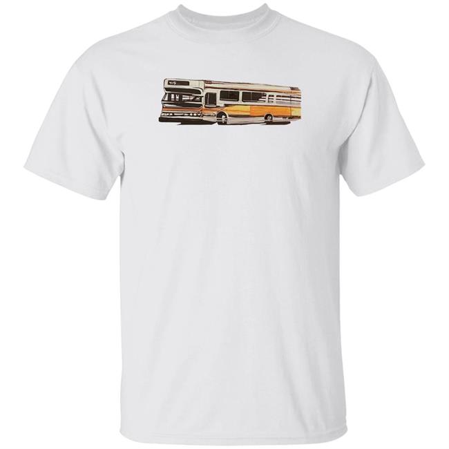 New Skool Store Old School Adult Muni Bus Shirt Peter Hartlaub