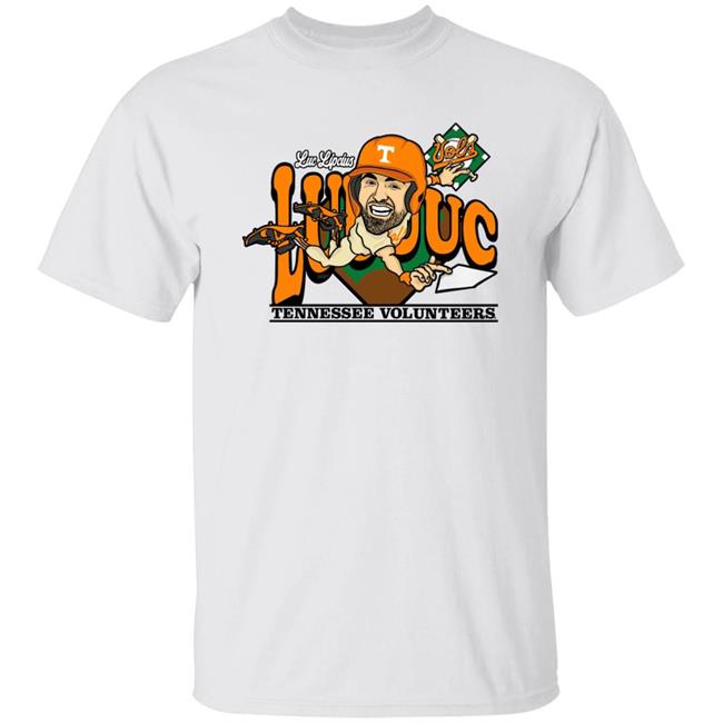 Luc Lipcius Tennessee Volunteers Shirt Utvolshop Luc Lipcius Caricature Tee Shirt