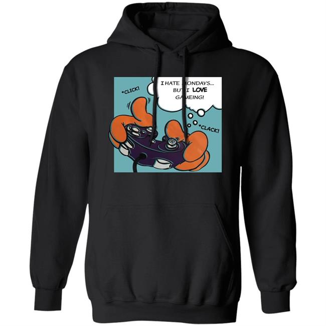 I Hate Mondays But I Love Gameing Shirt Charan (Hobbes2) I Hate Mondays But I Love Gameing Shirt Charan (Hobbes2)
