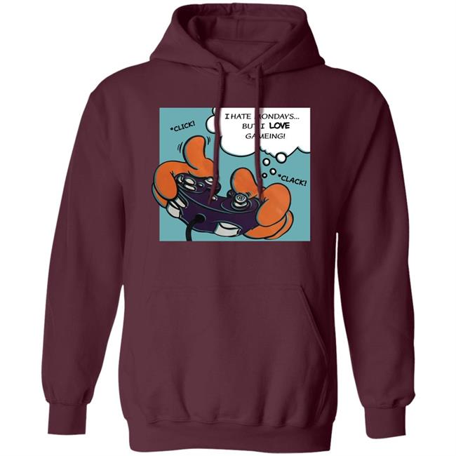 I Hate Mondays But I Love Gameing Shirt Charan (Hobbes2) I Hate Mondays But I Love Gameing Shirt Charan (Hobbes2)