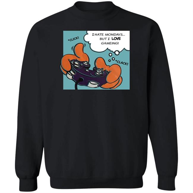 I Hate Mondays But I Love Gameing Shirt Charan (Hobbes2) I Hate Mondays But I Love Gameing Shirt Charan (Hobbes2)