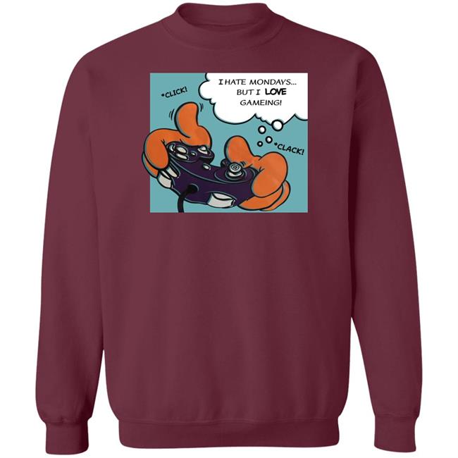 I Hate Mondays But I Love Gameing Shirt Charan (Hobbes2) I Hate Mondays But I Love Gameing Shirt Charan (Hobbes2)