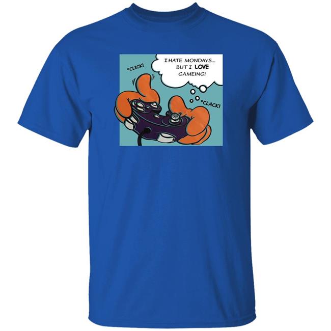 I Hate Mondays But I Love Gameing Shirt Charan (Hobbes2) I Hate Mondays But I Love Gameing Shirt Charan (Hobbes2)