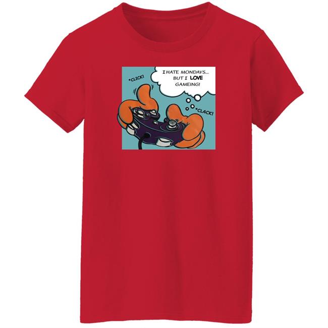 I Hate Mondays But I Love Gameing Shirt Charan (Hobbes2) I Hate Mondays But I Love Gameing Shirt Charan (Hobbes2)