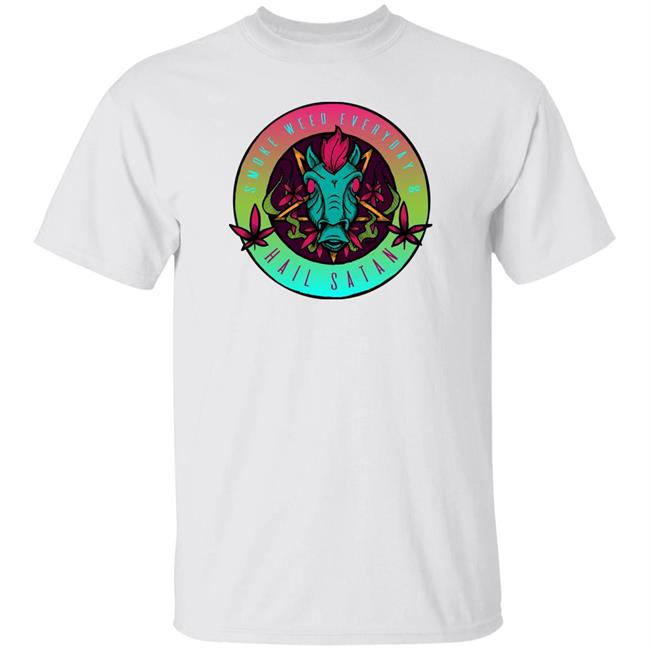 Randy Faust Smoke Weed Everyday And Hail Satan Pig Shirt