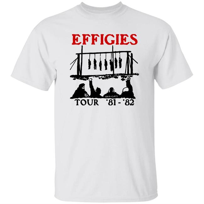 Punkrock History Effigies Tour 81-82 Shirt Henry Rollins