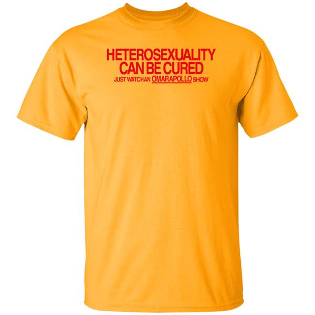 Omar Apollo Heterosexuality Can Be Cured Just Watchan Omarapollo Show Shirt
