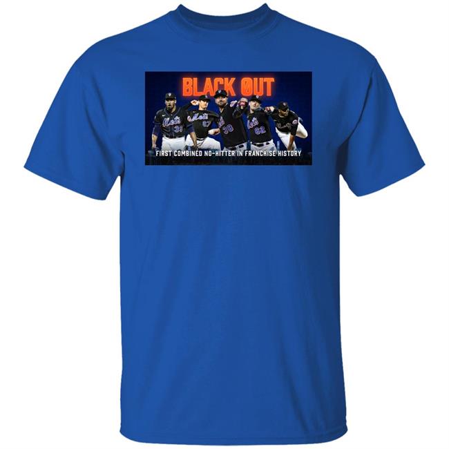 New York Mets Black Out First Combined No-Hitter In Franchise History Shirt Mets