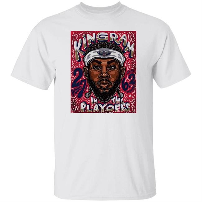 New Orleans Pelicans Kingram In The Playoffs 27 In Points Pergame Shirt Brandon Ingram