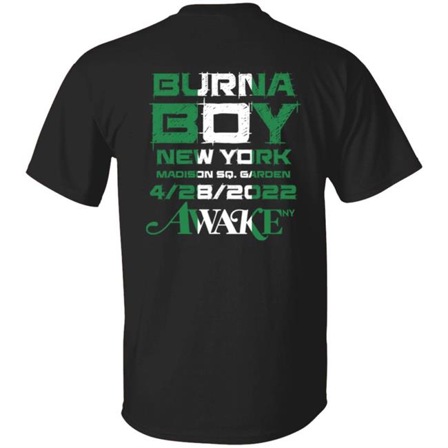 Awake Ny X Burna Boy Logo Shirt Awake Ny Merch Awake Ny X Burna Boy Logo Shirt Awake Ny Merch