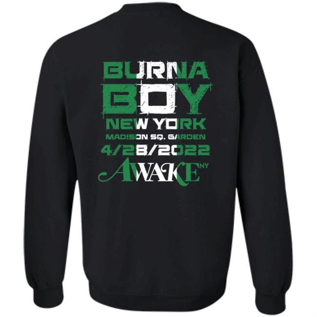 Awake Ny X Burna Boy Logo Shirt Awake Ny Merch Awake Ny X Burna Boy Logo Shirt Awake Ny Merch