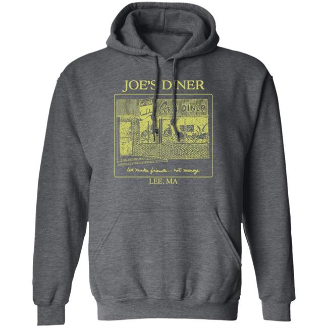 Joetrustjonas Joe's Diner We Make Friends Not Money Lee Ma Shirt Joe Joetrustjonas Joe's Diner We Make Friends Not Money Lee Ma Shirt Joe