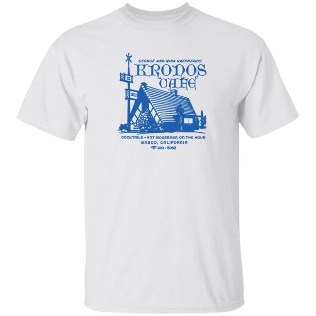 George And Nina Kazenkaris Kronos Cafe Shirt Chris Onstad
