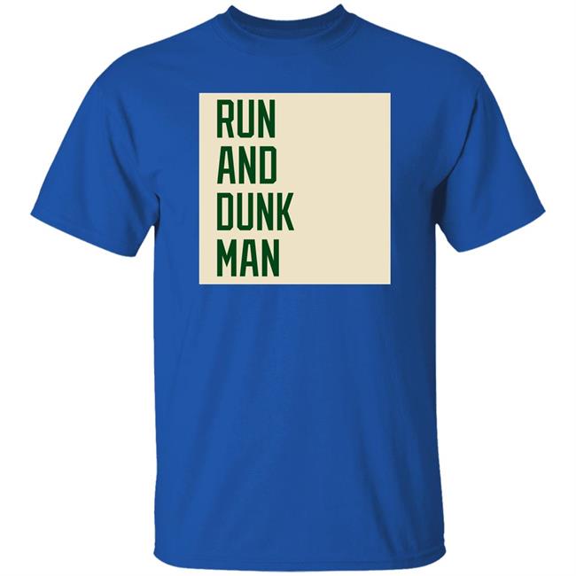 Run And Dunk Man T Shirt Jimmy Lemke