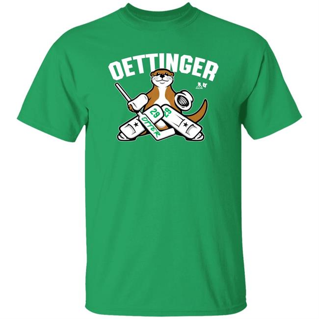 Jake Otter Shirt Breaking T Jake Oettinger Otter Shirt Dallas Stars