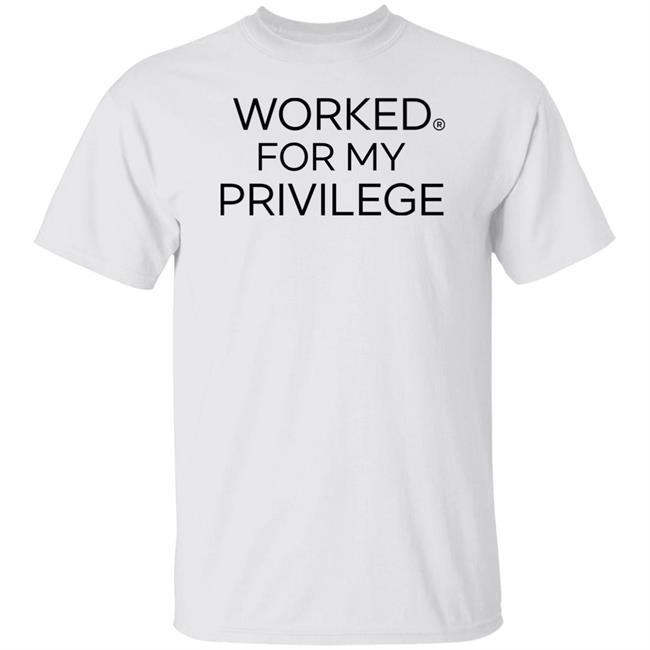 Larry Elder Wearing Worked For My Privilege Shirt