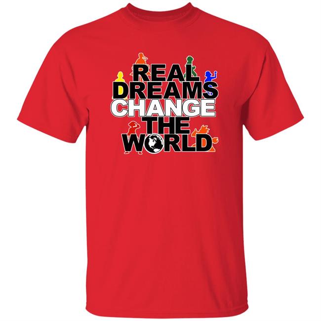 Grant Wearing Real Dreams Change The World Anime Shirt Rdc Merch Mark Phillips