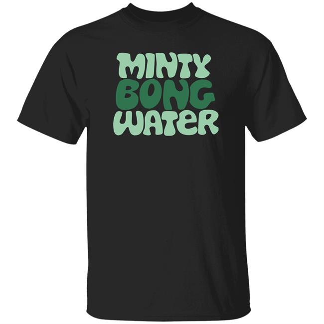 Mintybongwate Store Minty Bong Water Logo Shirt The Tea Guy