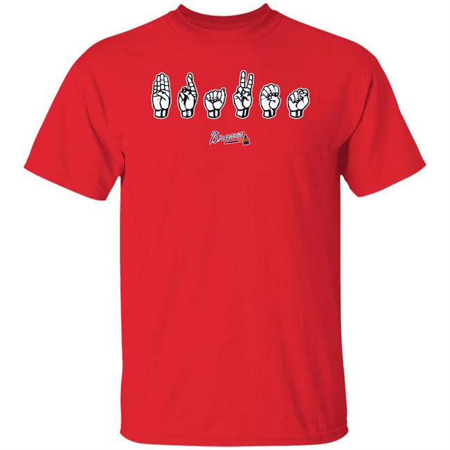 Papa J Deaf Awareness Symbol Shirt Atlanta Braves Ksujoel