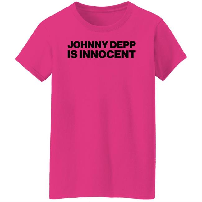 Andy Signore Johnny Depp Is Innocent Shirt Kari Nautique