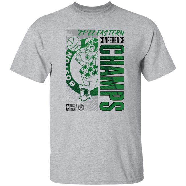 Boston Celtics Celtics Store 2022 Eastern Conference Champions Locker Room Shirt