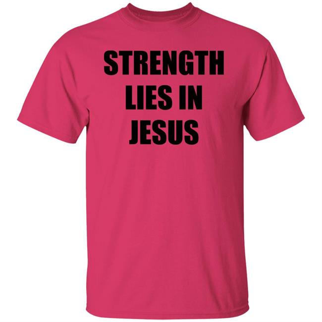 Los Blancos Live David Alaba Wearing Strength Lies In Jesus Shirt