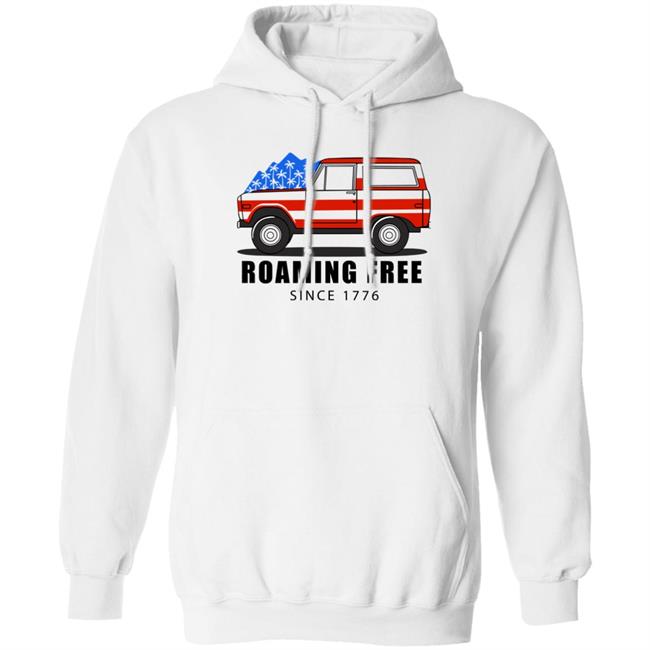 Victory Shirts Merch Usa Roaming Free Since 1776 Sweatshirt Buffalo