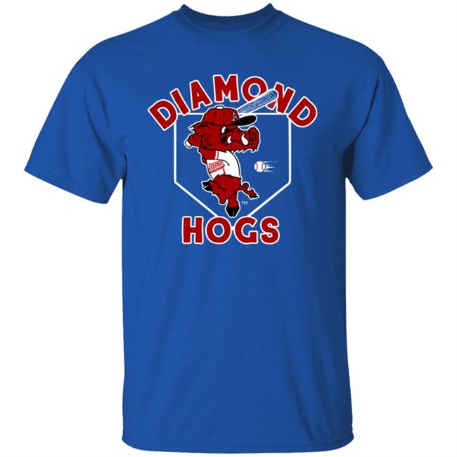 Diamond Hogs Shirt Arkansas Diamond Hogs Vintage Tee Shirt Home Field Apparel
