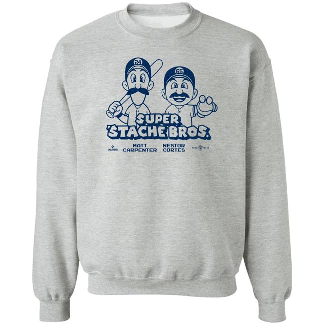 Matt Carpenter X Nestor Cortes Super ‘Stache Bros Shirt Rotowear Merch
