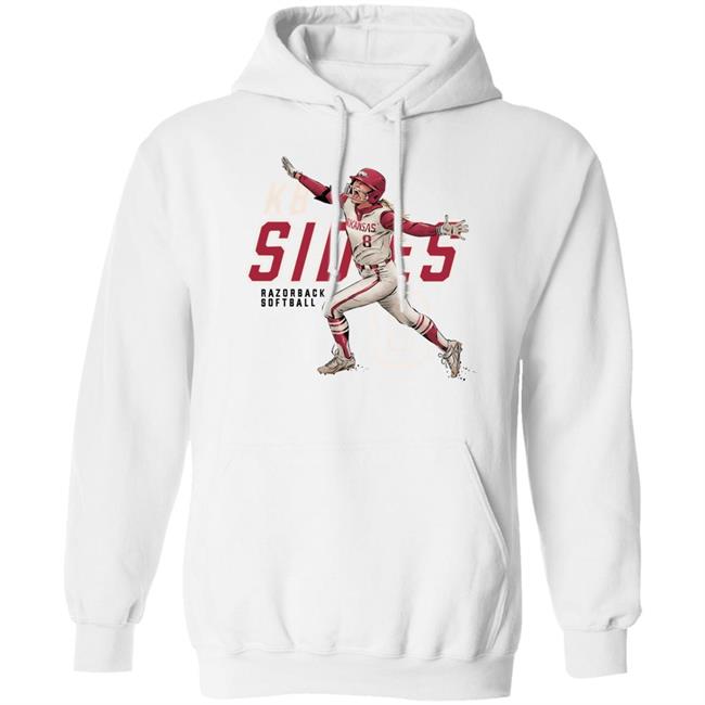 2022 Razorback Softball B-Unlimited Merch Kb Sides Slugger T Shirt