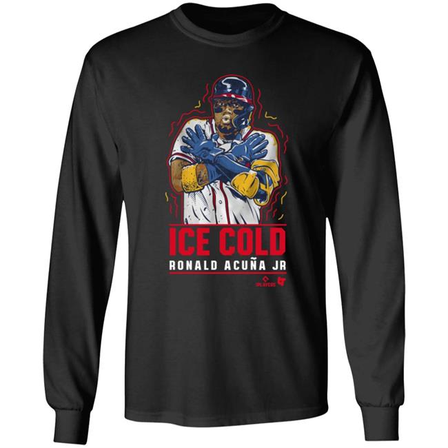 Breakingt Merch Atlanta Hawks Ronald Acuña Jr Ice Cold Trending Shirt
