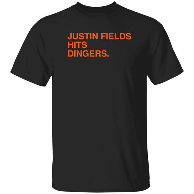 Obvious Shirts Store Justin Fields Hits Dingers Shirt