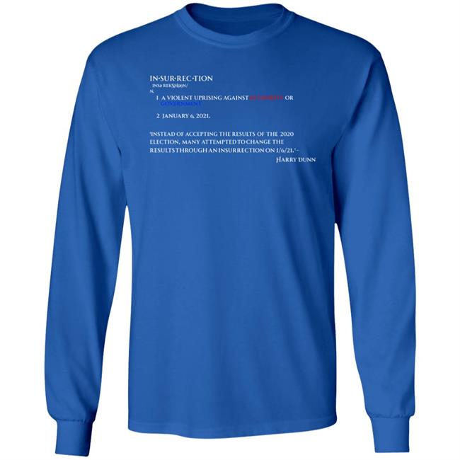 Insurrection Definition Shirt Insurrection Definition Shirt U.S. Capitol Police Officer Harry Dunn