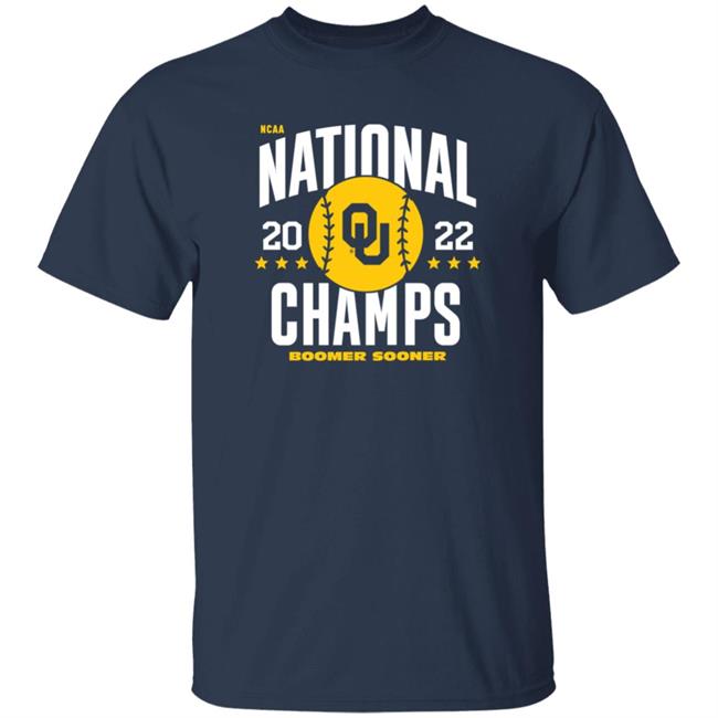 National Champs 2022 Boomer Sooner Shirt 2022 Oklahoma Softball National Champs T Shirt Homefield Apparel Merch