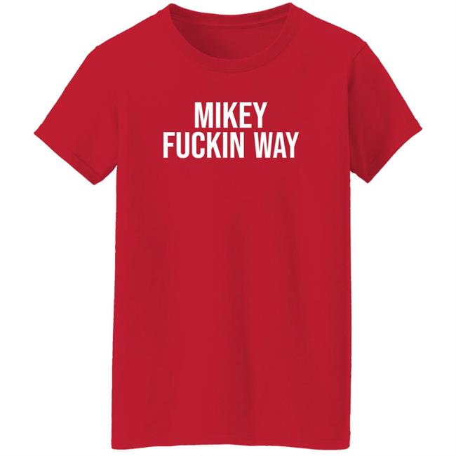 Gerard, Frank, Ray & Mikey My Chemical Romance Merch Mikey Fucking Way Shirt Mikey Fucking Way Shirt Gerard, Frank, Ray & Mikey My Chemical Romance Merch