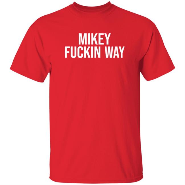Gerard, Frank, Ray & Mikey My Chemical Romance Merch Mikey Fucking Way Shirt Gerard, Frank, Ray & Mikey My Chemical Romance Merch Mikey Fucking Way Shirt