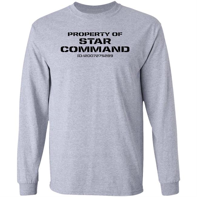Property Of Star Command Shirt Andy Lightyear Property Of Star Command Shirt Lightyear Andy