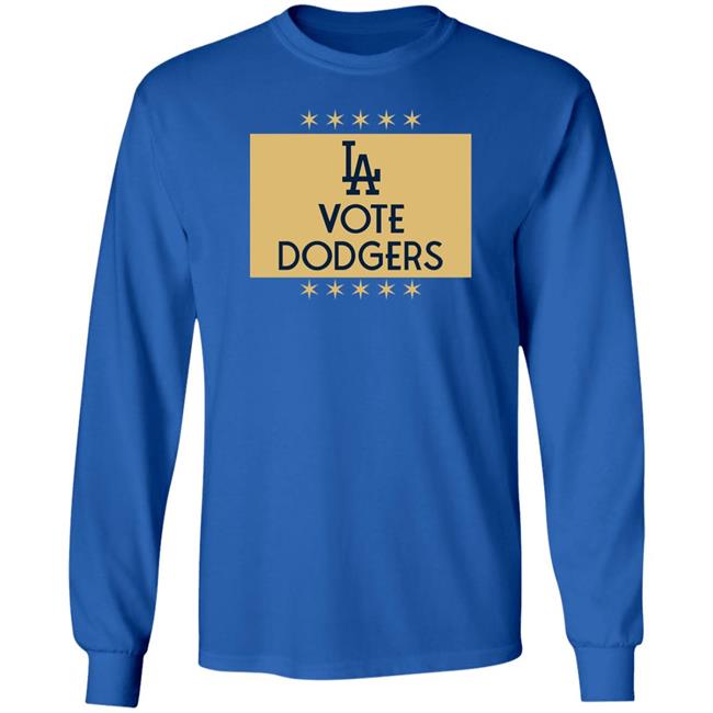 Vote Dodgers T-Shirt Los Angeles Dodgers