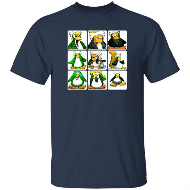 Club Penguin Bin Laden Shirt Weird Dall-E Generations