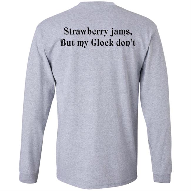 Strawberry Jams But My Glock Don't Shirt Kai Bent Lee X Ben Baller Collab Kai Bent Lee X Ben Baller Collab Strawberry Jams But My Glock Don't Shirt