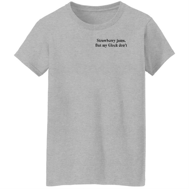 Kai Bent Lee X Ben Baller Collab Strawberry Jams But My Glock Don't Shirt