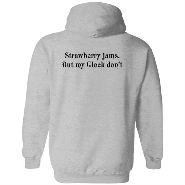Strawberry Jams But My Glock Don't Shirt Kai Bent Lee X Ben Baller Collab Kai Bent Lee X Ben Baller Collab Strawberry Jams But My Glock Don't Shirt